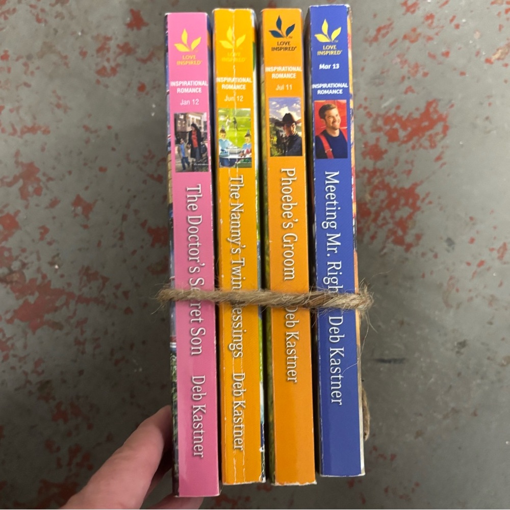 Lot 4 Books/ Love Inspired Email Order Bride Series by Deb Kasner.  In VVGUC!
